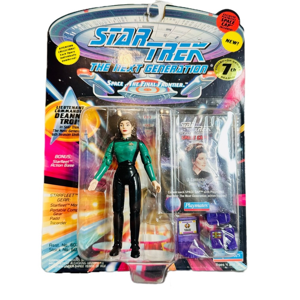 Star Trek The Next Generation LT CMDR DEANNA TROI 1994 Playmates Figure NEW!
